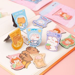 Cute Cartoon Magnetic <b>Bookmarks</b> Double Sided Reusable For Students School Use - Product Image 2