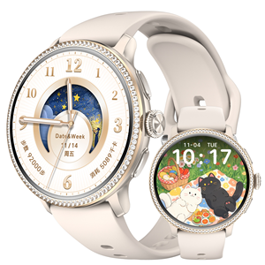 En stock, montre connectée pour femmes H80 Diamond 4G Android, écran AMOLED, 3 Go de RAM, 32 Go de stockage, carte SIM, appels vidéo WhatsApp, expédition rapide, montre en cadeau - Product Image 4