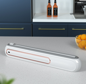 Household <b>Kitchen</b> Tool Dispenser Slider PVC Plastic Cling <b>Wrap</b> Cutter Plastic <b>Wrap</b> Dispenser - Product Image 5