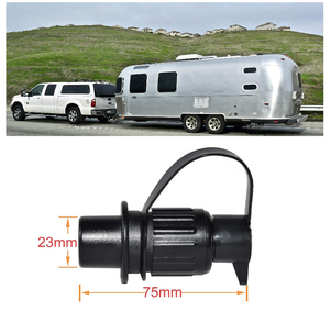 Enchufe de <span class=keywords><strong>remolque</strong></span> de 3 pines y 12 V, enchufe de tractor, <span class=keywords><strong>enganche</strong></span> de <span class=keywords><strong>remolque</strong></span>, impermeable de 3 pines <span class=keywords><strong>para</strong></span> máquinas agrícolas, camiones, tractores, barcos - Product Image 4