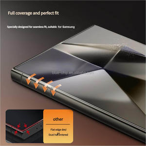 Protecteur d'écran électrostatique en verre trempé 9 H 0.18 Mm Hd Clear Hot Selling Fingerprint Smart Lock pour <span class=keywords><strong>Samsung</strong></span> S25 Ultra - Product Image 3