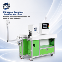 Máquina de Empalme Circular Automática Ultrasónica CN-712A de CNCO, Máquina de Unión Redonda para Cinturillas Elásticas, Máquina de Unión sin Costuras