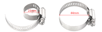 Colliers de serrage universels pour tuyaux à vis sans fin Type mini-collier pour tuyaux et tubes fermes