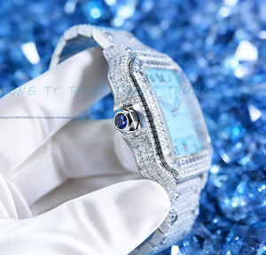 Montre de luxe haut de gamme de style professionnel avec diamants Moissanite |   Choix idéal pour les groupes haut de gamme et les occasions professionnelles - Product Image 4