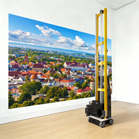 Máquina de Pintura UV Robótica para Paredes, Impresora Mural Vertical 3D Automática, Nueva Impresora UV de Cama Plana DX5/DX7/XP600