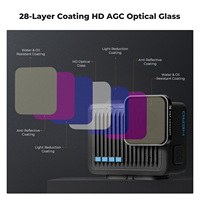 Filtre polarisant optique en verre K&F Concept multi-couches HD pour caméra GoPro Hero 4K, filtre PL en gros