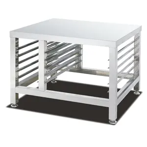 KFC Kitchen Stainless Steel Roll Out Oven Working Bench for Package Restaurant Dishwasher Table Modern Desgin 1200*500mm CN;GUA