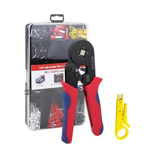 1200PCS HSC8 6-4A AWG22-8 Self-Adjusting Ferrule Wire Stripper Electrical Tool crimping pliers set