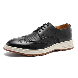Zapatos de Hombre de Cuero Genuino con Cordones, Estilo Wingtip, Casuales, para Oficina, Bodas y Eventos - Product Image 3