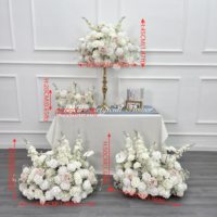 DKB Nouveauté Promotion Décoration de Mariage Centre de Table Artificiel en Forme de Boule Composition Florale Artificielle Décorative en Boule