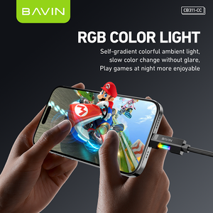 Bavin OEM สายไนลอนถัก <span class=keywords><strong>CB311</strong></span> 60W PD สาย USB ชนิด C สำหรับโทรศัพท์สายชาร์จโทรศัพท์มือถือได้อย่างรวดเร็ว - Product Image 3