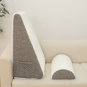 <span class=keywords><strong>Coussin</strong></span> de lit triangulaire moderne en mousse à mémoire de forme souple 200TC <span class=keywords><strong>pour</strong></span> soulager <span class=keywords><strong>le</strong></span> reflux acide et les douleurs au <span class=keywords><strong>dos</strong></span>, aux genoux et aux jambes pendant <span class=keywords><strong>le</strong></span> sommeil - Product Image 3