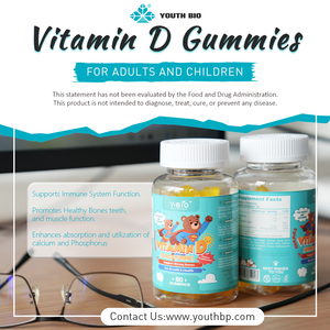 Gomitas de Vitamina D3 para Aumentar la Vitalidad Diaria y Reforzar el Sistema Inmunitario en Personas con Poca Exposición Solar, Envío Inmediato, Dulces Saludables - Product Image 3