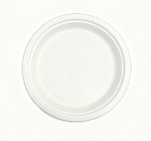 Cao cấp phân hủy sinh học dùng một lần bã mía bột giấy tấm 6/7/9/10/12 inch tự nhiên/Trắng bã mía bữa ăn tấm cho Take-out dịch vụ - Product Image 3