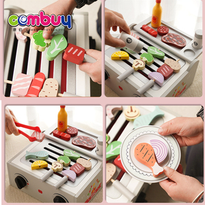 BBQ Game Pizza Oven <strong>Food</strong> DIY <strong>Toy</strong> Pretend Play Preschool <strong>Wood</strong> - Product Image 4