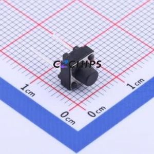 K2-1104DZ-E4SW-04 Tactile Switch Through hole Component (THT),6x6mm Switch 2.5N Through Hole 6mm 6mm - Product Image 1