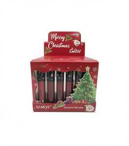 Brillo Labial SANSYE 6 ml con Vitamina E, Tamaño Regular, Set de Regalo de Navidad - Product Image 1