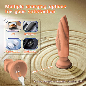 Dildo de Silicona con Ventosa Potente, Dildo de Puño Grueso y Grande para Estimulación Vaginal y Anal, Juguete Sexual para Mujeres - Product Image 3