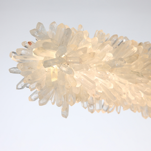 โคมไฟระย้าคริสตัลธรรมชาติ ห้องนอน ห้องนั่งเล่น ห้องรับประทานอาหาร วิลล่าหรู โรงแรม โคมไฟหินคริสตัล - Product Image 4