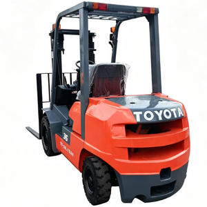 Montacargas Diésel Usado de 3.5 Toneladas TOYOTA 35 FD35 Original de Japón, Camión Elevador de Almacén, Motor 1DZ, 4300KG, 0-2000 Horas, Certificado - Product Image 1