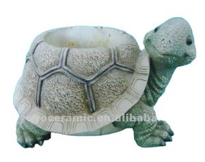 Jardinière de tortue en céramique, <span class=keywords><strong>pot</strong></span> de fleurs d'intérieur et de jardin, - Product Image 1