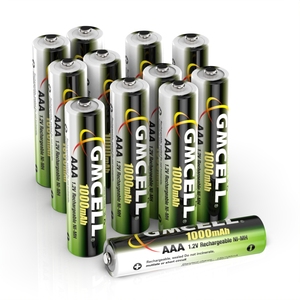 Cartouche de 4 piles rechargeables NiMH AAA 1,2 V 1000 mAh, durée de vie supérieure à 1200 cycles, pour jouets et bateaux - Product Image 5