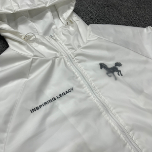 Giacche a Vento Impermeabili Personalizzate in Stile Urbano Sportivo per Uomo, con Cappuccio e Zip, Tessuto a Tre Strati in TPU, Stampa Serigrafica - Product Image 3