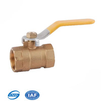 Válvula de Bola Manual de Latón OEM Cf8m 1000 WOG DN20 PN40 CW617N DN10 para Control de Agua