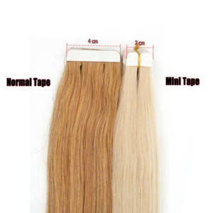 Extensiones de Cabello Humano Europeo con Cinta Adhesiva Mini, Rubias, Doble Trama, Alta Calidad, Cabello Remy 11A 12A, Todos los Colores 6-12, Precio de Fábrica - Product Image 3