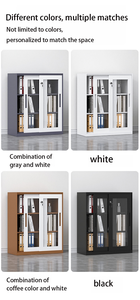 Archivador de Acero Moderno y Personalizable con Puerta Corredera con Cerradura y Gabinete Inferior de <span class=keywords><strong>Metal</strong></span> - Product Image 3