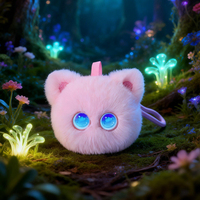 Juguete de Peluche Interactivo Mart AI Chat Elf Cat, Muñeco de Peluche con Expresiones Cambiantes, Juguete Educativo para Niños, Regalo