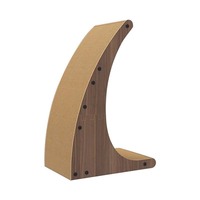 Griffoir pour chat en carton ondulé, mural vertical en forme de L, durable, anti-déchirure, mignon, intégré