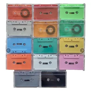 विभिन्न रंग ऑडियो टेप कैसेट मामले रंग टेप कैसेट विश्व स्तरीय गुणवत्ता कैसेट टेप दोहराव