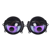 Feux LED dynamiques Devil Eyes 12V-36V pour phares de voiture, 6 modes, télécommande, feux Devil Eyes