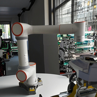 Robot Colaborativo de Enseñanza con Tecnología Drag-and-Drop, Brazo Robótico Inteligente de 6 Ejes, Robot de Automatización Colaborativa sin Programación