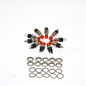 <b>Push</b> <b>Button</b> <b>Switch</b> 7mm 2Pin Self-Locking Non-Illuminated Round Head 1NO IP40 For General Use - Product Image 2