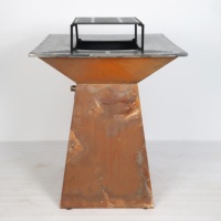 Fournitures de jardin - Barbecue extérieur de 42 pouces, facile à nettoyer, foyer robuste pour jardin, patio, fête