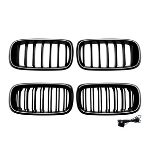 อะไหล่ตกแต่งกระจังหน้าแบบมีไฟ LED สำหรับ BMW X5 X6 F15 F16 วัสดุ ABS สำหรับติดตั้งกันชน ปี 2014 2018 - Product Image 2