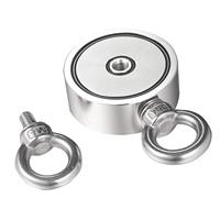 Super Forte Néodyme Aimant de Pêche Kit D60mm-D90mm Lourd Néodyme Aimant Poissons