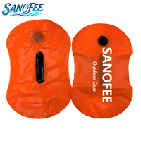 Bouée de natation en eau libre haute visibilité 10L-Flotteur de remorquage de sécurité gonflable pour la protection des nageurs dans la mer du lac et l'océan