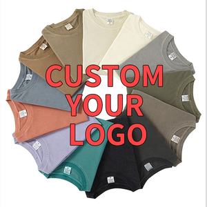 Venta al por mayor logotipo personalizado hombres mujeres en blanco Digital DGT impresión de gran tamaño Vintage lavado ácido 100% algodón camiseta - Product Image 4