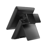 Складной 15 дюймов сенсорный windows pos машина терминал кассовый аппарат pos все в одном pos