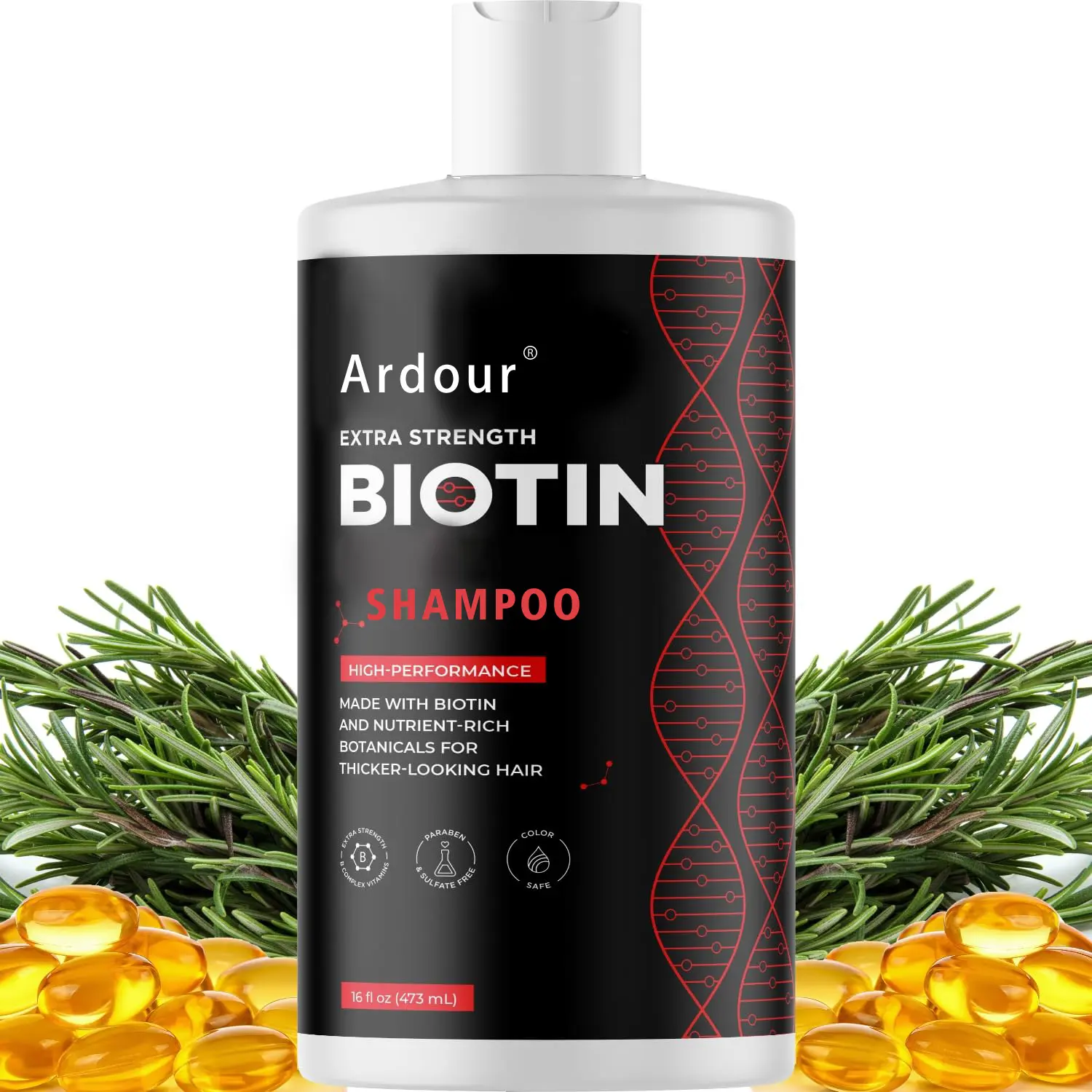 Biotin dầu gội cho tóc mỏng thêm sức mạnh Volumizing dầu gội cho nam giới và phụ nữ với B vitamin và hương thảo tinh dầu