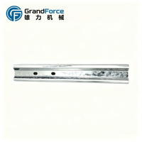 Machine de formage à rouleaux à grande vitesse pour rails de guidage de portes et fenêtres en acier, avec moteur et contrôle PLC, certifiée CE, pour portes coulissantes