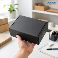 Boîte d'expédition postale rigide personnalisée en carton ondulé, robuste, épaisseur 3 mm, écologique, biodégradable, avec vernis UV sélectif brillant, pour cadeaux et fourrures