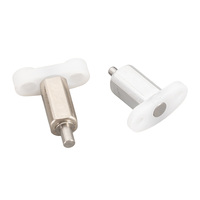 Charnière pivotante cubique en POM+ métal nickelé durable JingDun, couple de 2-3 kgf.cm, angle de rotation de 0-180°, modèle D9005, bras de rotor pour UAV