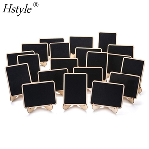 Minicabezales de madera para pizarra, etiquetas pequeñas para pizarra, soporte para caballetes, carteles, pizarra, números, SD1608, paquete de 20 Uds. - Product Image 3