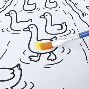 कस्टम डिजाइन बच्चों रचनात्मक वाटरकलर बुक ग्रिफिटी पेंटिंग कार्टून जादू ड्राइंग किताबें कस्टम आकार कागज - Product Image 5