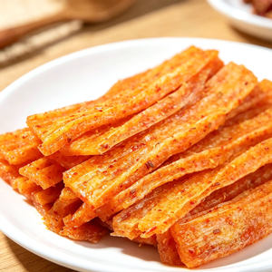 Vente en gros de bandes épicées au piment saveur végétarienne chinoise, en <span class=keywords><strong>farine</strong></span> de blé <span class=keywords><strong>sans</strong></span> <span class=keywords><strong>gluten</strong></span>, type Latiao - Product Image 5