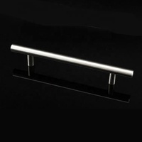 Poignée de porte en cristal de verre pour salle de bain, entrée moderne de luxe, vente en gros